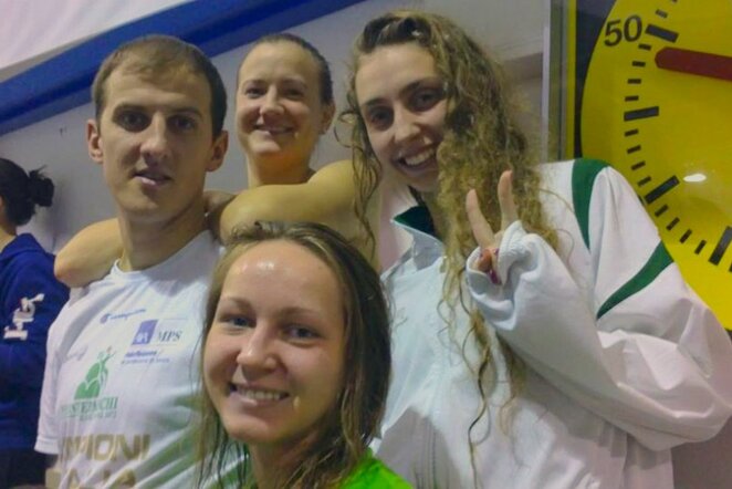 Lietuvos delegacija Italijoje | ltuswimming.lt nuotr.