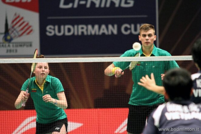 Čempionato akimirka | Lietuvos badmintono federacijos nuotr.