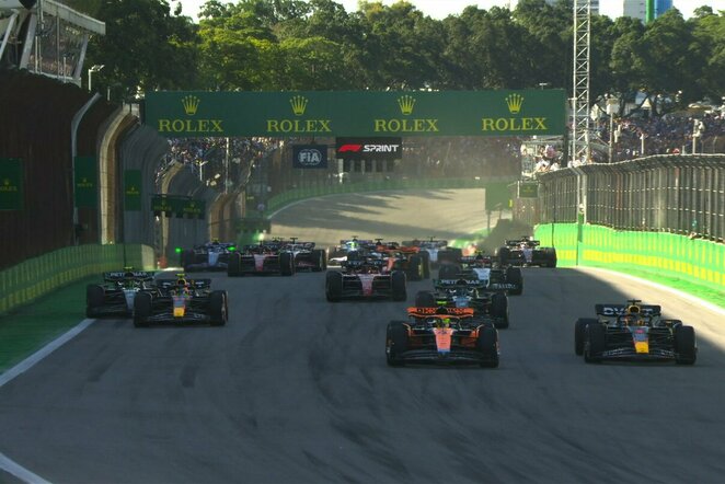 San Paulo GP sprinto lenktynės | „Stop“ kadras