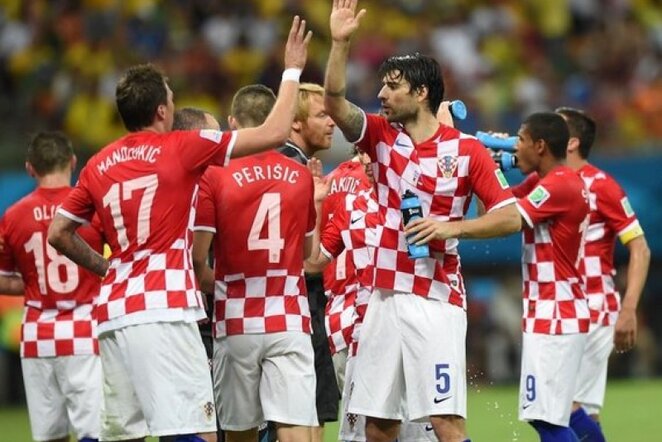 Kroatijos rinktinės triumfas | AFP/Scanpix nuotr.