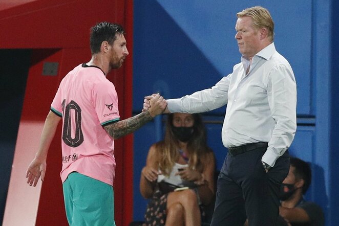 Lionelis Messi ir Ronaldas Koemanas | Scanpix nuotr.