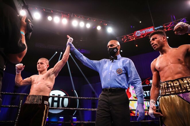 Eimantas Stanionis ir Thomas Dulorme (Amandos Westcott/Showtime nuotr.) | „Twitter“ nuotr.