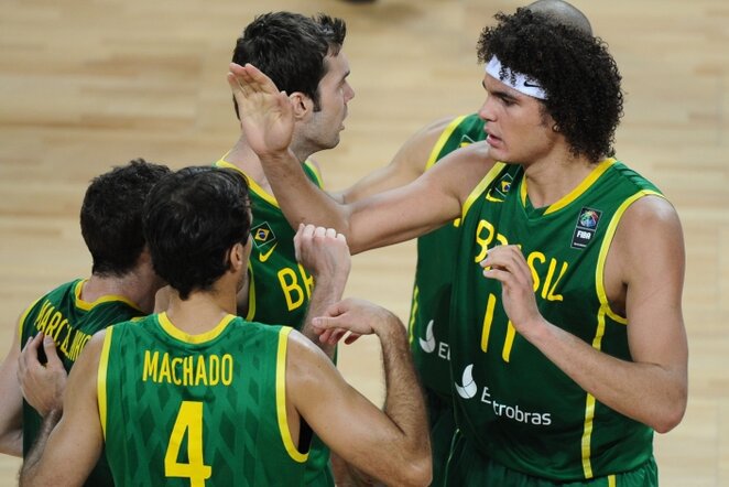 Brazilijos krepšinio rinktinė | AFP/Scanpix nuotr.