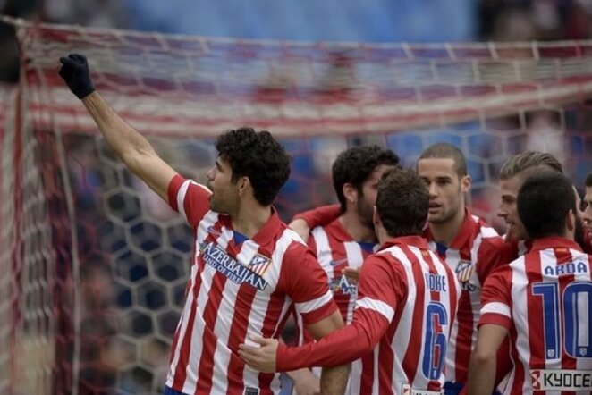„Atletico“ džiaugiasi įvarčiu | AFP/Scanpix nuotr.