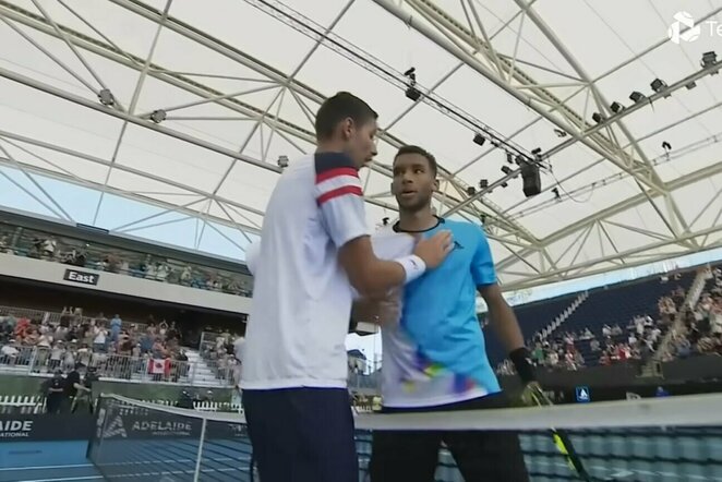 Alexei Popyrinas ir Felixas Auger-Aliassime | „Stop“ kadras