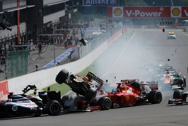 2012 metų Belgijos GP lenktynių startas| AFP/Scanpix nuotr.