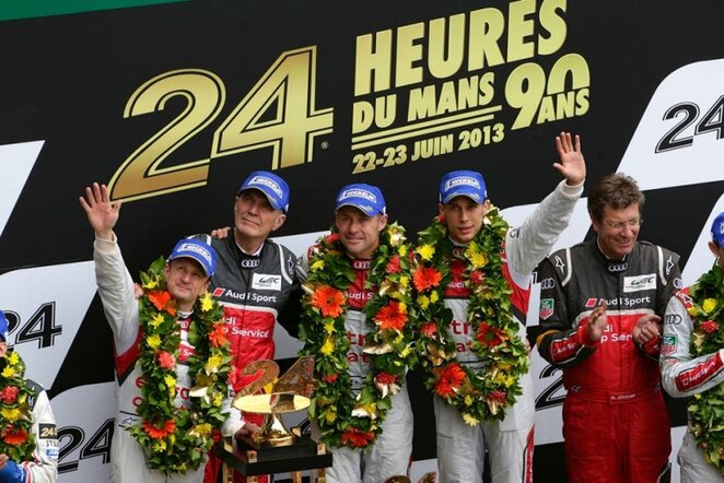 Allanas McNishas (kairėje) | Audi Sport nuotr.