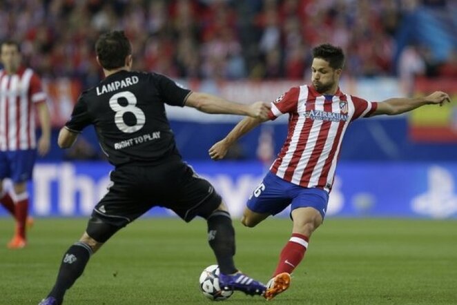 „Atletico Madrid“ – „Chelsea“ rungtynių akimirka | AP/Scanpix nuotr.