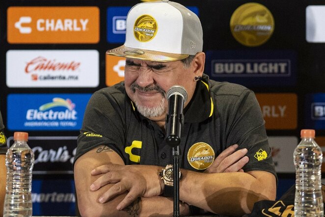 D.Maradonos pristatymas ir pirmoji treniruotė | Scanpix nuotr.