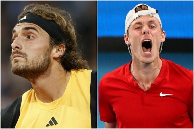 Tsitsipas ir Šapovalovas | Scanpix nuotr.