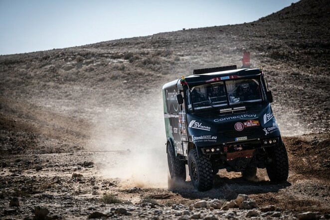 „ConnectPay Racing“ komanda šeštajame Dakaro greičio ruože (Martin Macik Team nuotr.) | Organizatorių nuotr.