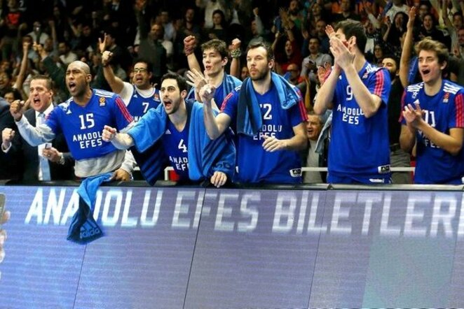 Stambulo „Anadolu Efes“ krepšininkai | Organizatorių nuotr.