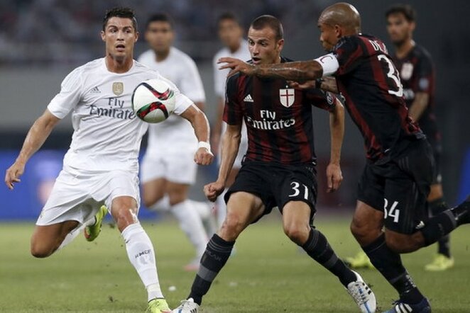 Cristiano Ronaldo (kair.) žaidė iki 71-os minutės | Reuters/Scanpix nuotr.