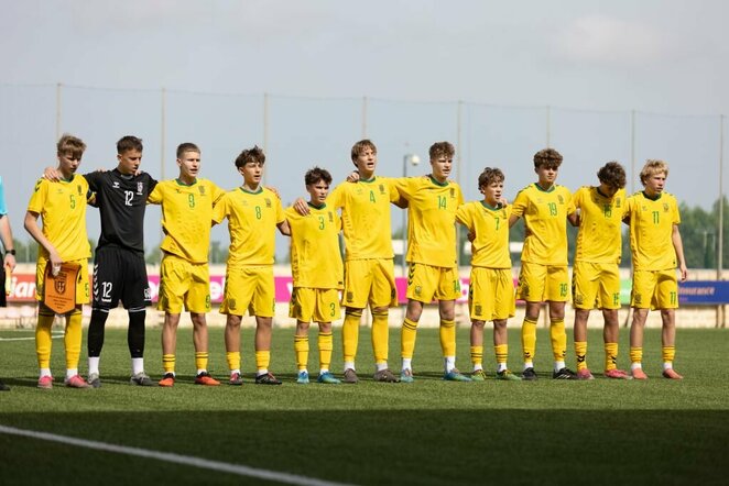 Lietuvos U15 futbolo rinktinė | Organizatorių nuotr.