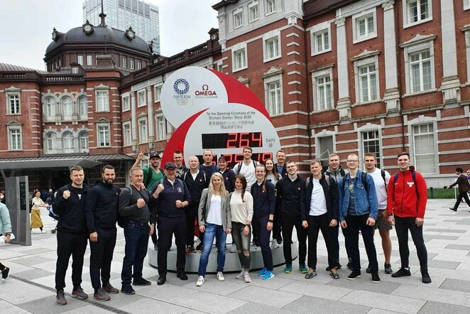 Japonijoje apsipratę lietuviai laukia kovų pradžios | Organizatorių nuotr.