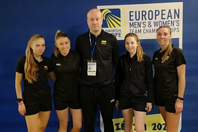 Lietuvos moterų badmintono rinktinė | Organizatorių nuotr.