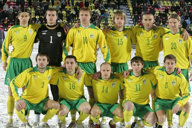 2008 m. Lietuvos rinktinė draugiškose rungtynėse susitiko su Azerbaidžanu | Scanpix nuotr.