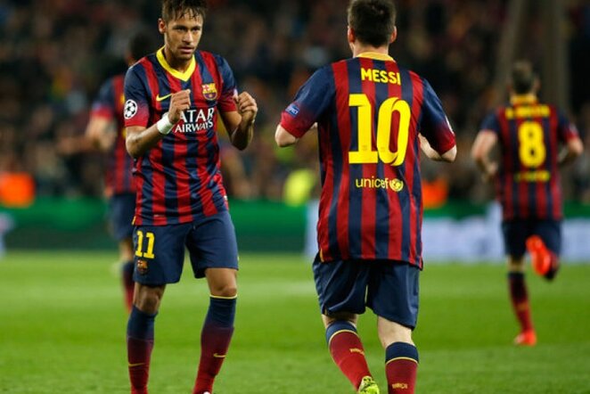 Neymaras ir Lionelis Messi | AP/Scanpix nuotr.
