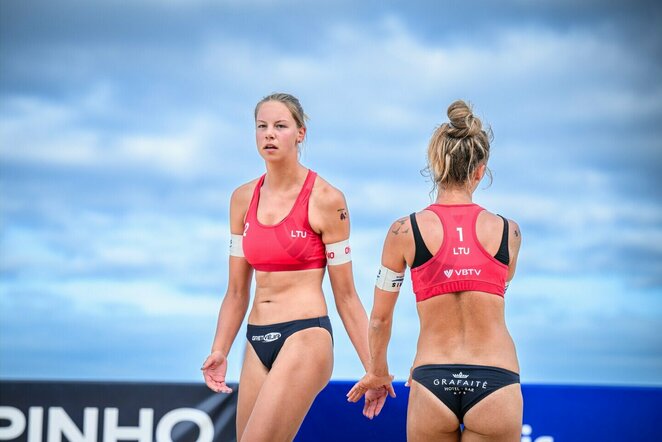 Ainė Raupelytė ir Monika Paulikienė („Volleyball World“ nuotr.) | Organizatorių nuotr.