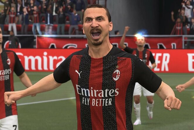 Zlatano Ibrahimovičiaus atvaizdas žaidime | „Twitter“ nuotr.