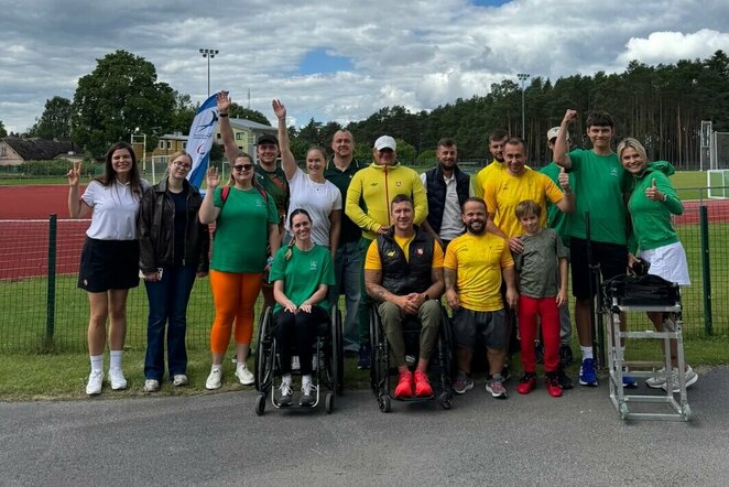 Istorinis Lietuvos paraatletų startas Estijoje | Lietuvos paralimpinio komiteto nuotr.