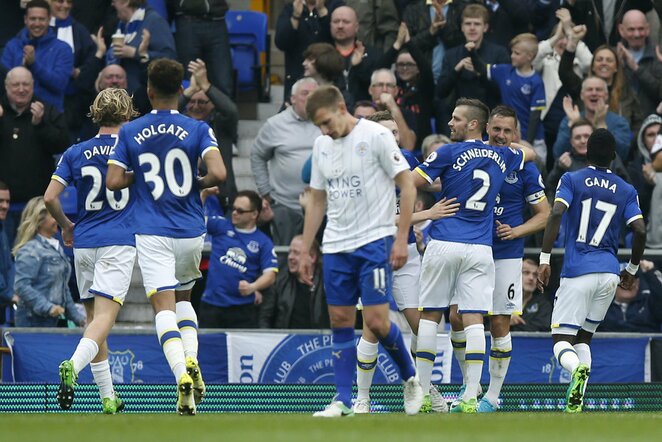 „Everton“ džiaugiasi įvarčiu | Scanpix nuotr.