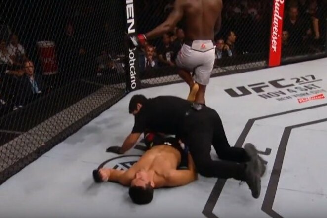 Nokautuotas Lyoto Machida | Youtube.com nuotr.
