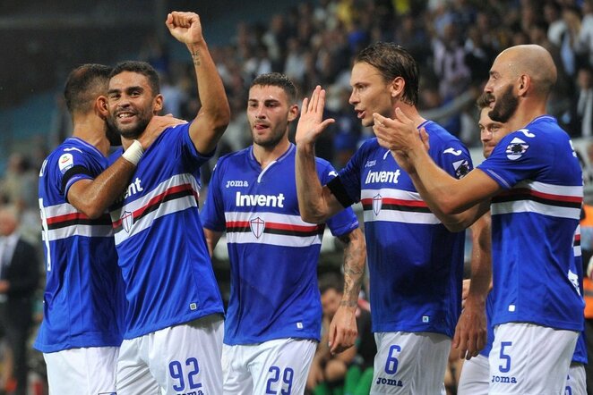 „Sampdoria“ – „Napoli“ rungtynių akimirka  | Scanpix nuotr.