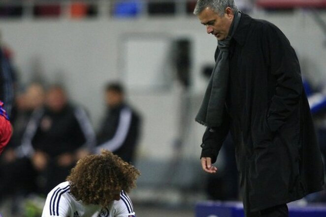 Davidas Luizas ir Jose Mourinho | Reuters/Scanpix nuotr.