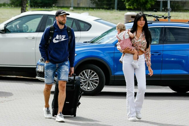 Lietuvos rinktinės kandidatai atvyko į Palangą | Teodoro Biliūno / BNS foto nuotr.