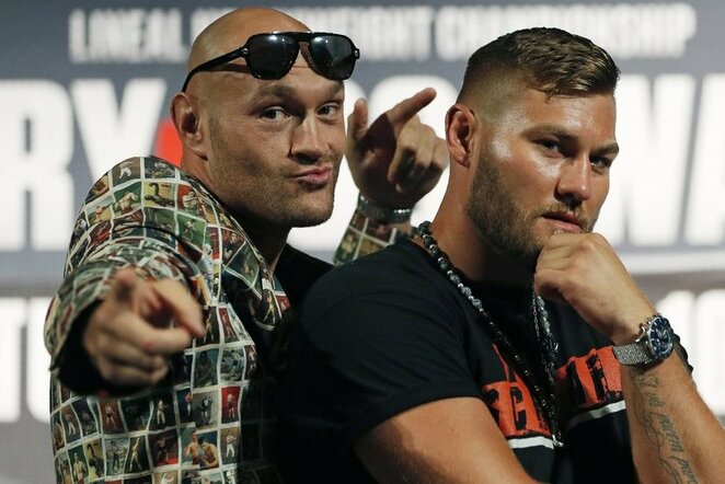 Tysonas Fury ir Tomas Schwarzas | Scanpix nuotr.