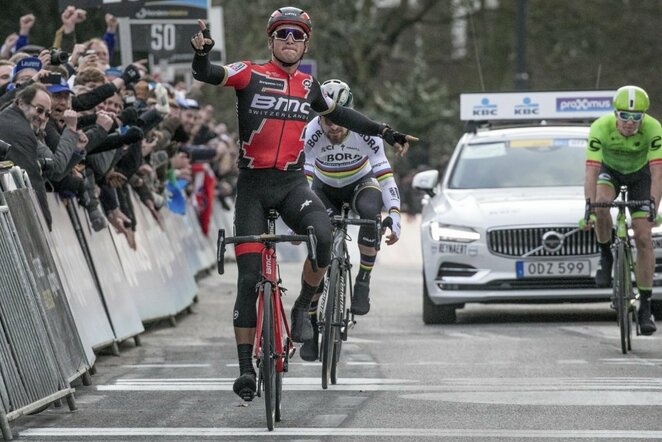 „Omloop Het Nieuwsblad“ lenktynių finišas | Scanpix nuotr.