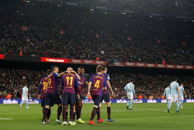 „Barcelona“ – „Celta Vigo“ rungtynių akimirka  | Scanpix nuotr.