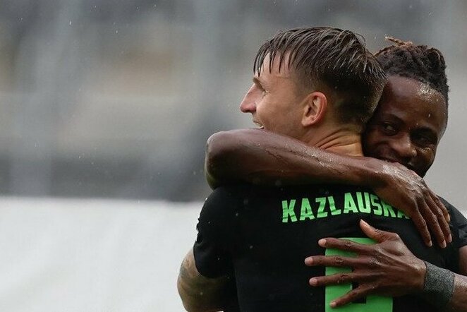 Donatas Kazlauskas ir Mathias Oyewusi | Elvio Žaldario nuotr.