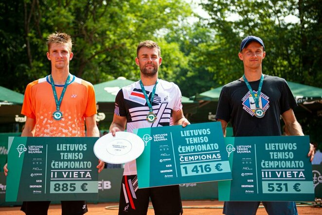 Lietuvos vyrų teniso čempionato finalas | Alfredo Pliadžio nuotr.