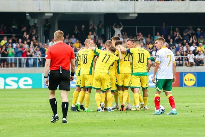 Lietuvos futbolo rinktinė | Teodoro Biliūno / BNS foto nuotr.