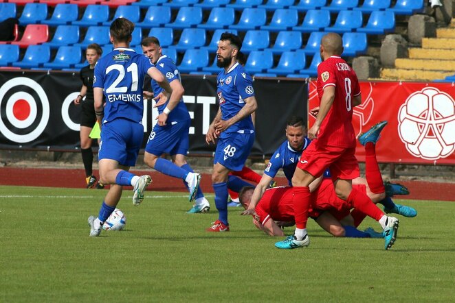 „Panevėžio“ ir „Sūduvos“ rungtynių akimirka | fk-panevezys.lt nuotr.