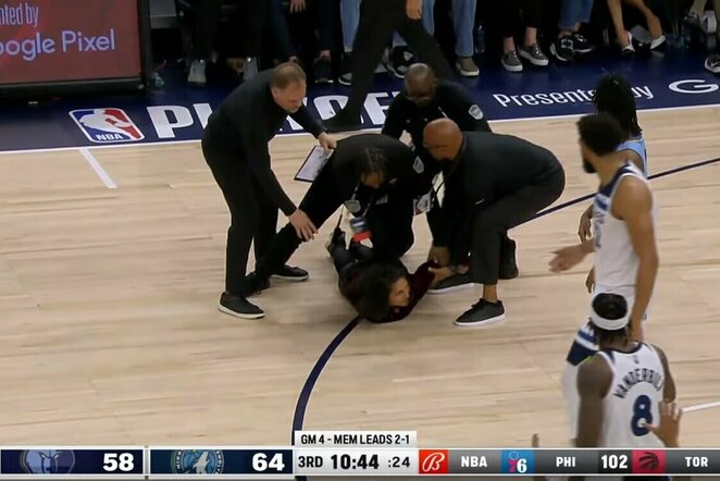 Fanė veržėsi į aikštelę | Stop kadras