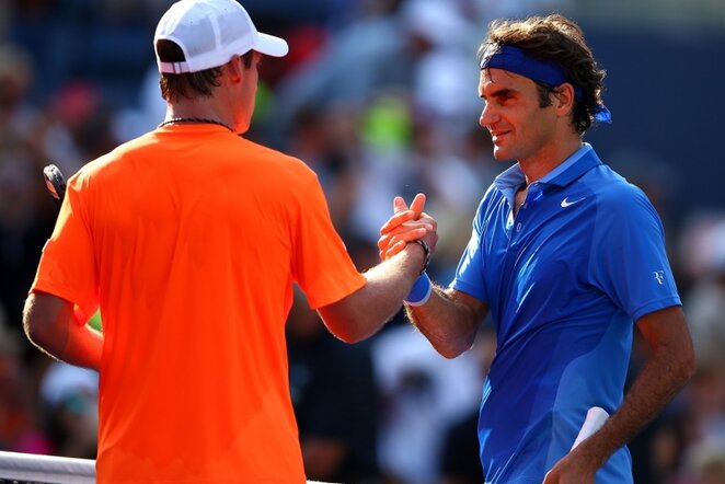 Rogeris Federeris (dešinėje) | AFP/Scanpix nuotr.