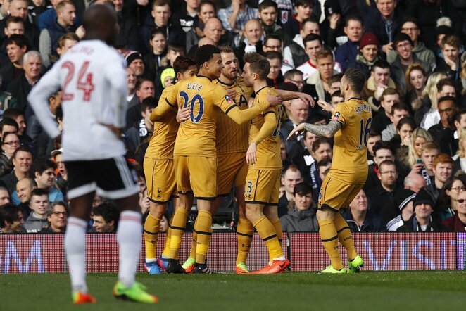 „Fulham“ – „Tottenham“ rungtynių akimirka | Scanpix nuotr.
