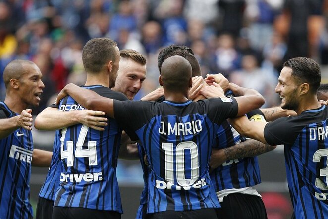 „Inter“ - „SPAL“ rungtynių akimirka | Scanpix nuotr.