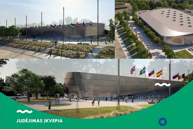 Kaune iškils moderniausias šalyje lengvosios atletikos maniežas | Organizatorių nuotr.
