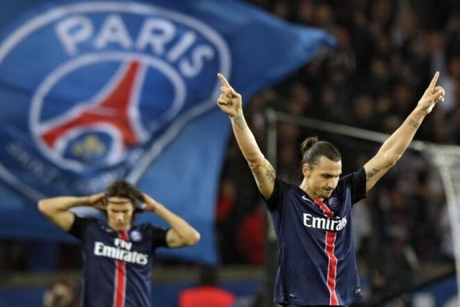 Zlatanas Ibrahimovičus įsirašė į PSG klubo istoriją | AFP/Scanpix nuotr.