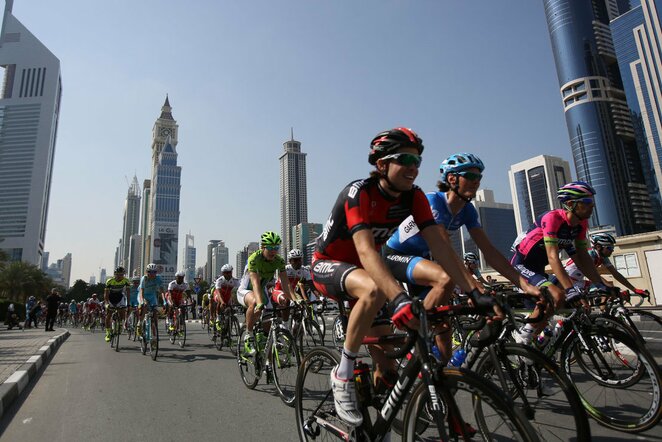 „Dubai Tour“ dviračių lenktynių antrasis etapas | Scanpix nuotr.