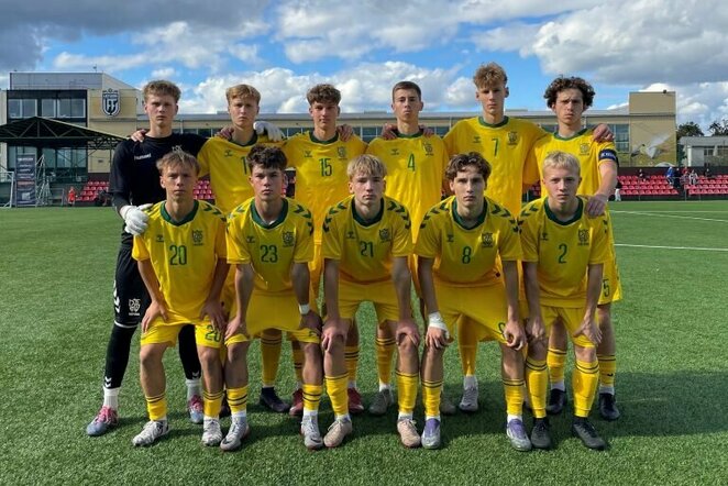 Lietuvos U-16 futbolo rinktinė | lff.lt nuotr.