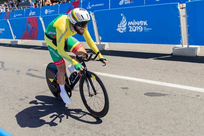 Europos žaidynių plento dviračių atskiro starto lenktynės | Kipro Štreimikio nuotr.