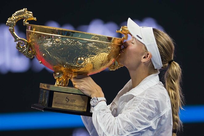 Caroline Wozniacki prieš Anastasiją Sevastovą | Scanpix nuotr.