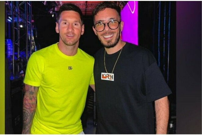 Lionelis Messi ir DJ Feras Palacio | Instagram.com nuotr
