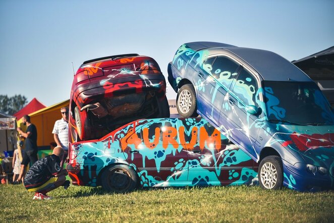 „Aurum 1006 km lenktynių“ miestelis | Vytauto Pilkausko nuotr.