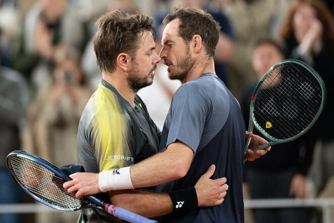 Stanas Wawrinka ir Andy Murray'us | Scanpix nuotr.